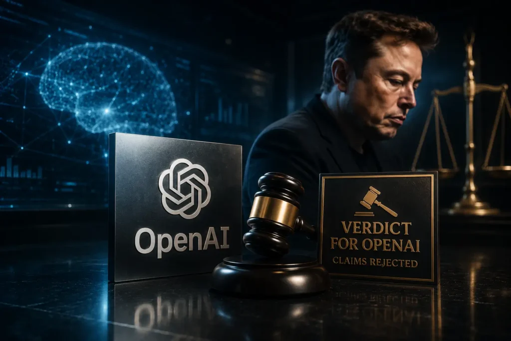 Elon Musk thua kiện OpenAI: Bồi thẩm đoàn bác cáo buộc phản bội sứ mệnh AI vì lợi nhuận