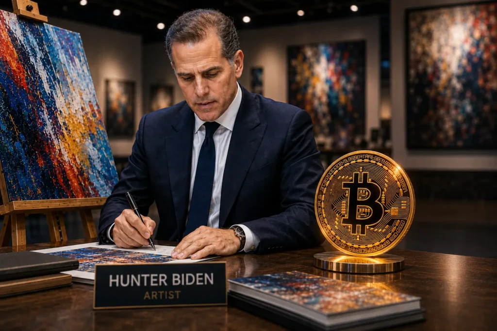 Hunter Biden chấp nhận Bitcoin cho tranh nghệ thuật