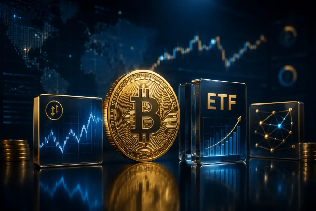 Funding Rate Bitcoin, ETF Bitcoin và dữ liệu On-chain là gì? Hướng dẫn dễ hiểu cho người mới đầu tư crypto Funding Rate Bitcoin, ETF Bitcoin và On-chain Data đang trở thành những thuật ngữ xuất hiện ngày càng nhiều trong các bài phân tích thị trường crypto. Nếu trước đây nhà đầu tư chỉ nhìn biểu đồ giá để dự đoán xu hướng, thì hiện nay giới trader chuyên nghiệp còn theo dõi dòng tiền, dữ liệu blockchain và hoạt động của các quỹ ETF để hiểu thị trường sâu hơn. Khi Bitcoin ngày càng được các tổ chức tài chính lớn quan tâm, việc hiểu những khái niệm này không còn dành riêng cho dân chuyên nghiệp. Ngay cả người mới đầu tư cũng nên nắm được các chỉ số cơ bản để tránh bị cuốn theo tâm lý FOMO hoặc những biến động mạnh của thị trường. Trong bài viết này, chúng ta sẽ cùng tìm hiểu: Funding Rate là gì? On-chain Data hoạt động ra sao? ETF Bitcoin ảnh hưởng thế nào đến giá BTC? Vì sao trader chuyên nghiệp luôn theo dõi dữ liệu on-chain? Funding Rate là gì? Funding Rate là khoản phí trao đổi giữa người đặt lệnh Long và Short trên thị trường futures của Bitcoin. Nói đơn giản: Nếu thị trường có quá nhiều người cược giá tăng (Long), họ sẽ phải trả phí cho phe Short. Nếu có quá nhiều người cược giá giảm (Short), phe Short sẽ trả phí cho người Long. Funding Rate>0⇒Long traders pay Short traders Vì sao Funding Rate quan trọng? Funding Rate giúp trader hiểu: Tâm lý thị trường đang nghiêng về hướng nào Mức độ sử dụng đòn bẩy Nguy cơ thị trường bị “squeeze” Ví dụ: Funding Rate tăng quá mạnh → thị trường đang quá hưng phấn Nhiều người dùng đòn bẩy Long → dễ xảy ra điều chỉnh mạnh Ngược lại: Funding Rate âm sâu thường cho thấy thị trường đang bi quan quá mức Đây đôi khi lại là vùng tạo đáy ngắn hạn 6 Open Interest Bitcoin là gì? Open Interest là tổng số hợp đồng futures Bitcoin đang còn mở trên thị trường. Hiểu đơn giản: Càng nhiều hợp đồng mở → dòng tiền đầu cơ càng lớn Đòn bẩy trong thị trường càng cao Open Interest=Total Open Futures Positions Open Interest nói lên điều gì? Nếu: Giá Bitcoin tăng + Open Interest tăng → xu hướng tăng được củng cố Giá giảm nhưng Open Interest vẫn tăng → áp lực bán có thể còn mạnh Khi Open Interest quá lớn: Thị trường dễ xuất hiện biến động mạnh Chỉ cần giá đi ngược kỳ vọng, hàng loạt vị thế có thể bị thanh lý Đó là lý do nhiều đợt “sập nhanh” của Bitcoin thường đi kèm với: Funding Rate tăng nóng Open Interest đạt đỉnh Liquidation hàng loạt On-chain Data là gì? On-chain Data là dữ liệu được lấy trực tiếp từ blockchain của Bitcoin. Khác với biểu đồ kỹ thuật chỉ phản ánh giá, dữ liệu on-chain cho biết: Ai đang mua bán Bitcoin đang di chuyển đi đâu Cá voi đang tích lũy hay xả hàng Dòng tiền đang vào hay rời khỏi sàn giao dịch 4 Những dữ liệu on-chain phổ biến Exchange Inflow Lượng Bitcoin được chuyển lên sàn. Thông thường: Inflow tăng → nhà đầu tư có xu hướng bán Áp lực chốt lời có thể xuất hiện Exchange Outflow Bitcoin được rút khỏi sàn. Điều này thường phản ánh: Nhà đầu tư muốn nắm giữ dài hạn Áp lực bán ngắn hạn giảm Active Addresses Số lượng ví hoạt động trên blockchain. Nếu chỉ số này tăng: Mạng lưới Bitcoin đang có nhiều người dùng hơn Hoạt động thị trường sôi động hơn Whale Bitcoin là gì? Whale Bitcoin là những cá nhân hoặc tổ chức nắm giữ lượng BTC rất lớn. Ví dụ: Quỹ đầu tư crypto Công ty niêm yết Sàn giao dịch lớn Những ví chứa hàng nghìn BTC Vì sao trader theo dõi whale? Bởi vì hoạt động của whale có thể tạo ảnh hưởng lớn đến giá thị trường. Khi cá voi: Chuyển BTC lên sàn → có thể chuẩn bị bán Rút BTC khỏi sàn → có thể đang tích lũy Nhiều trader on-chain hiện theo dõi: Dòng tiền ví lớn Hoạt động chuyển coin bất thường Lượng BTC tích lũy của tổ chức để dự đoán xu hướng tiếp theo của thị trường. ETF Bitcoin là gì? ETF Bitcoin là quỹ đầu tư mô phỏng giá Bitcoin và được giao dịch trên sàn chứng khoán truyền thống. Điều này giúp nhà đầu tư: Mua Bitcoin dễ hơn Không cần tạo ví crypto Không phải tự lưu trữ tài sản Có những loại ETF Bitcoin nào? Spot ETF Bitcoin Spot ETF mua Bitcoin thật để lưu trữ. Điều này đồng nghĩa: Quỹ phải mua BTC thật trên thị trường Có thể tạo áp lực tăng giá dài hạn Futures ETF Bitcoin Futures ETF dựa trên hợp đồng tương lai Bitcoin. Loại ETF này: Không cần nắm giữ BTC thật Chủ yếu phản ánh kỳ vọng giá 7 Vì sao ETF Bitcoin quan trọng? ETF được xem là cầu nối giữa: Tài chính truyền thống Thị trường crypto Khi ETF Bitcoin phát triển: Dòng tiền tổ chức vào thị trường mạnh hơn Bitcoin được hợp pháp hóa rộng hơn Thanh khoản thị trường cải thiện đáng kể Nhiều chuyên gia cho rằng ETF là một trong những yếu tố giúp Bitcoin bước vào chu kỳ tăng trưởng mới trong những năm gần đây. MVRV và Realized Price là gì? MVRV là gì? MVRV là chỉ số so sánh: Giá trị thị trường hiện tại của Bitcoin Giá mua trung bình của nhà đầu tư MVRV= Realized Cap Market Cap ​ Nếu MVRV quá cao: Thị trường có thể đang quá nóng Nếu MVRV thấp: Bitcoin có thể bị định giá thấp Xuất hiện cơ hội tích lũy dài hạn Realized Price là gì? Đây là mức giá mua trung bình của toàn bộ BTC trên thị trường. Khi giá Bitcoin xuống dưới Realized Price: Phần lớn nhà đầu tư đang lỗ Tâm lý thị trường thường khá tiêu cực Trader sử dụng dữ liệu on-chain như thế nào? Ngày nay, trader không chỉ nhìn biểu đồ nến. Họ còn kết hợp: Funding Rate Open Interest Dữ liệu on-chain Dòng tiền ETF Hoạt động whale để đánh giá thị trường toàn diện hơn. Ví dụ: Funding Rate tăng quá mạnh → cảnh báo FOMO Whale rút BTC khỏi sàn → dấu hiệu tích lũy ETF liên tục hút vốn → xu hướng dài hạn tích cực hơn Việc kết hợp nhiều dữ liệu giúp trader: Hạn chế cảm xúc Đọc dòng tiền hiệu quả hơn Quản trị rủi ro tốt hơn Những rủi ro khi đọc dữ liệu crypto Dù rất hữu ích, dữ liệu crypto không phải “công thức chắc thắng”. Thị trường vẫn có thể biến động mạnh bởi: Tin tức vĩ mô Lãi suất FED Quy định pháp lý Căng thẳng địa chính trị Tâm lý đầu cơ ngắn hạn Ngoài ra: Whale có thể đánh lừa thị trường Funding Rate cao chưa chắc giá sẽ tăng ETF hút vốn nhưng giá vẫn có thể điều chỉnh Đó là lý do nhà đầu tư nên: Kết hợp nhiều góc nhìn Không sử dụng đòn bẩy quá mức Luôn quản trị rủi ro Kết luận Funding Rate Bitcoin, ETF Bitcoin và dữ liệu On-chain đang trở thành những công cụ quan trọng giúp nhà đầu tư hiểu thị trường crypto sâu hơn thay vì chỉ nhìn biến động giá ngắn hạn. Khi thị trường ngày càng chuyên nghiệp với sự tham gia của các quỹ lớn và tổ chức tài chính toàn cầu, việc hiểu: Dòng tiền Tâm lý futures Hoạt động whale Dữ liệu blockchain sẽ giúp trader đưa ra quyết định có cơ sở hơn. Đối với người mới, không cần phải trở thành chuyên gia on-chain ngay lập tức. Nhưng việc hiểu các khái niệm nền tảng này sẽ giúp bạn tránh được nhiều sai lầm phổ biến và tiếp cận thị trường crypto một cách bài bản hơn. FAQs Funding Rate cao có phải lúc nào cũng tốt cho Bitcoin? Không. Funding Rate cao cho thấy nhiều trader đang cược giá tăng, nhưng nếu quá cao, thị trường có thể dễ xảy ra đợt thanh lý mạnh khi giá điều chỉnh. ETF Bitcoin có thực sự giúp giá BTC tăng? Spot ETF thường tạo nhu cầu mua Bitcoin thật từ các tổ chức tài chính lớn. Trong dài hạn, điều này có thể hỗ trợ xu hướng tăng và cải thiện thanh khoản thị trường. Dữ liệu On-chain có thể dự đoán chính xác giá Bitcoin không? Không có chỉ báo nào dự đoán chính xác tuyệt đối. On-chain Data chỉ là công cụ giúp nhà đầu tư hiểu dòng tiền và hành vi thị trường tốt hơn khi kết hợp cùng các yếu tố khác.