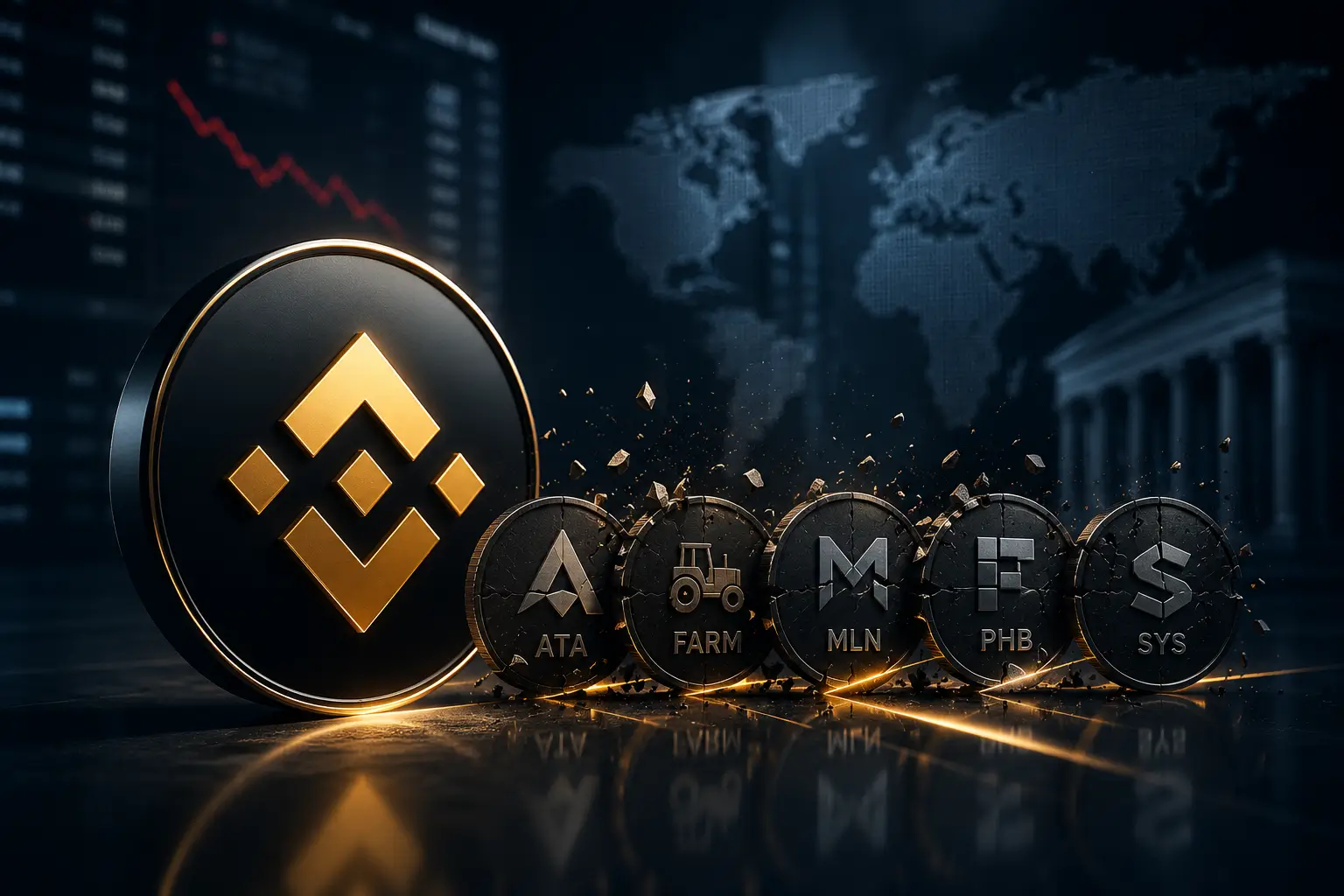Binance hủy niêm yết 5 altcoin: Thị trường crypto bước vào giai đoạn thanh lọc mạnh năm 2026