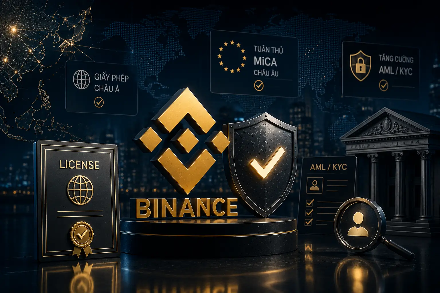Binance tăng tốc tuân thủ pháp lý toàn cầu: Thị trường crypto bước vào giai đoạn quản lý như tài chính truyền thống