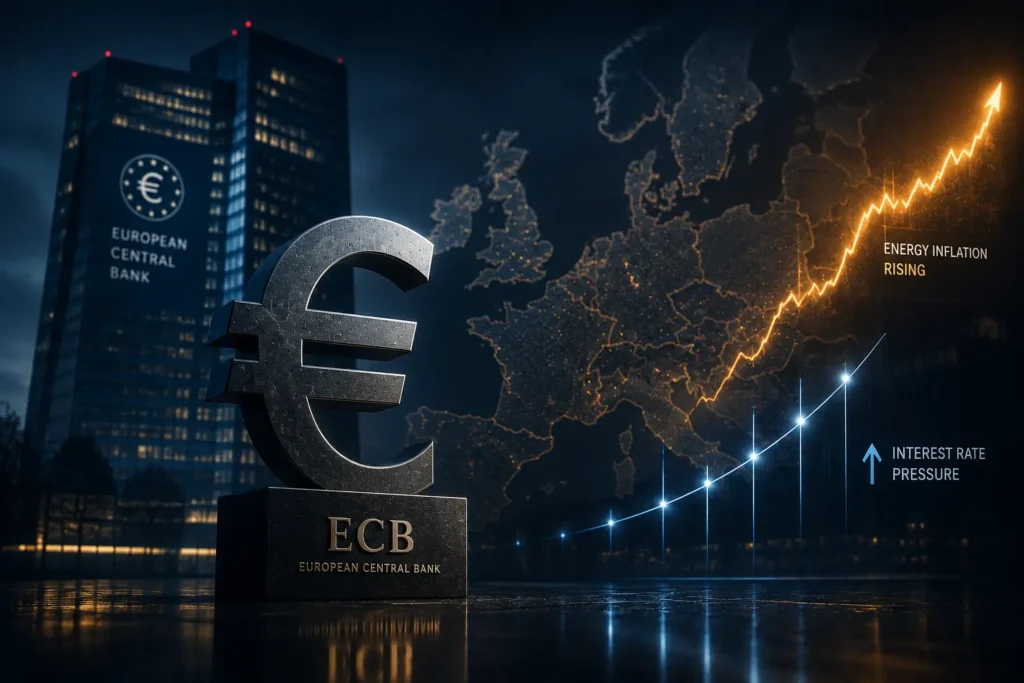 ECB đối mặt áp lực tăng lãi suất vì lạm phát năng lượng: Eurozone đứng trước nguy cơ đình lạm nhẹ