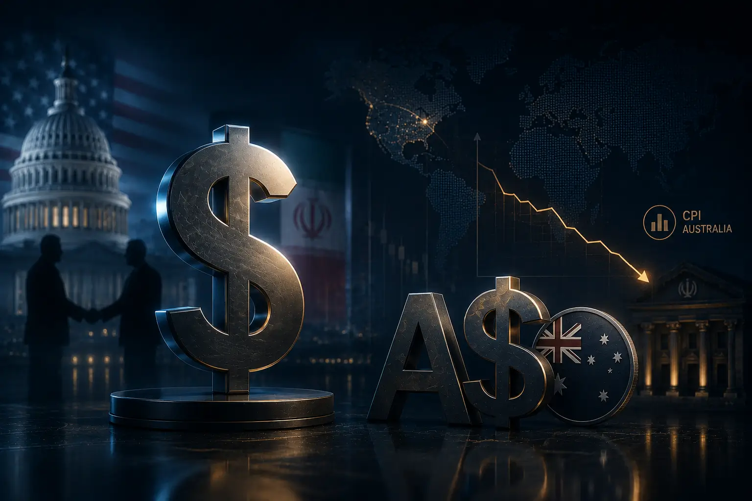 Dollar ổn định trước dữ liệu lạm phát Mỹ, đô la Úc suy yếu vì CPI thấp hơn kỳ vọng